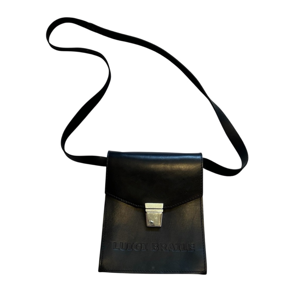 Vintage Luigi Braile Milan leather purse